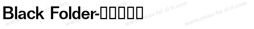 Black Folder字体转换